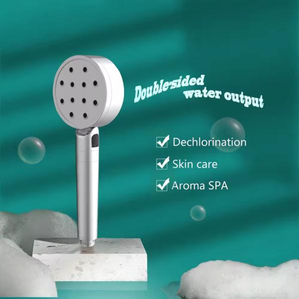 Modern Bathroom Lizhen Propeller Driven Handheld Shower Head High Pressure Water Saving