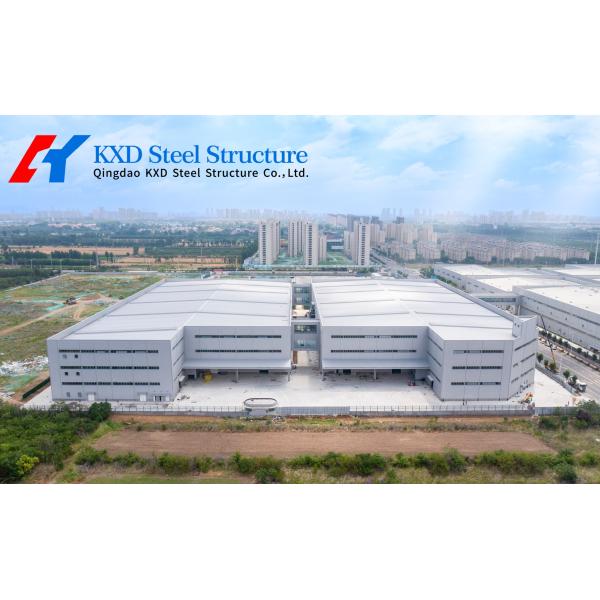 Edificios de almacén de acero de 200 mm con techo y revestimiento de pared