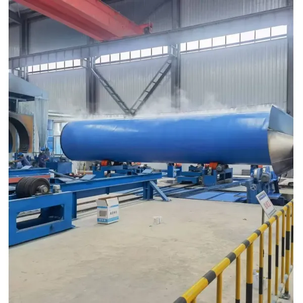 FBE Coating Machinery with PLC Control System and High Voltage Electrostatic Spray Gun for ≥Sa2.5 Clean Level Steel Pipe Coating