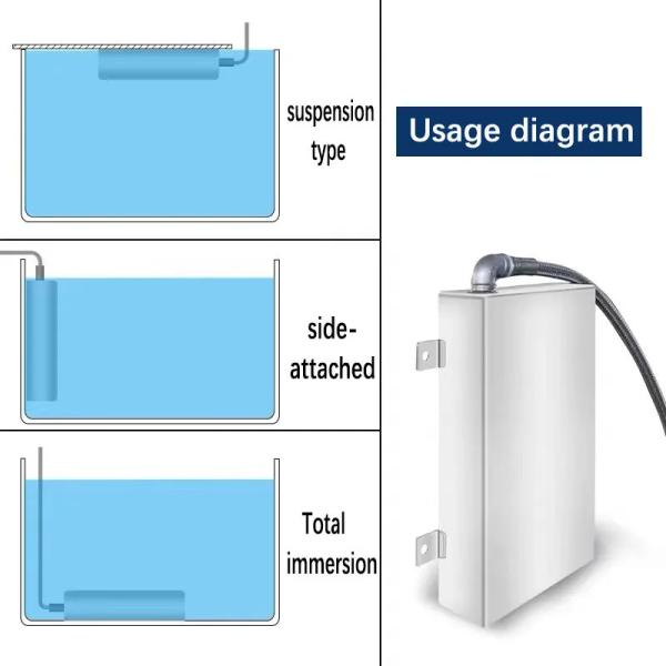 2400W Industrial Commercial Imersível Limpeza Ultrassônica 240L Tub Tub Banho Pistola Máquina de Lavar Ultrassônica