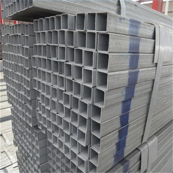 ERW Square Hollow Black Galvanized Metal Pipes 1.0mm-15mm Thick