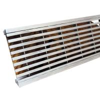 Fábrica de produção de grades de drenagem piso cobertura de tempestade grades de malha piscina de instalação de tela de fio de cunha