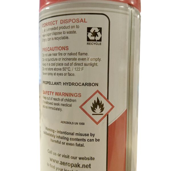 Reflective Color Chrome Spray Paint Aerosol with 450ML Volume and 285g Net Weight