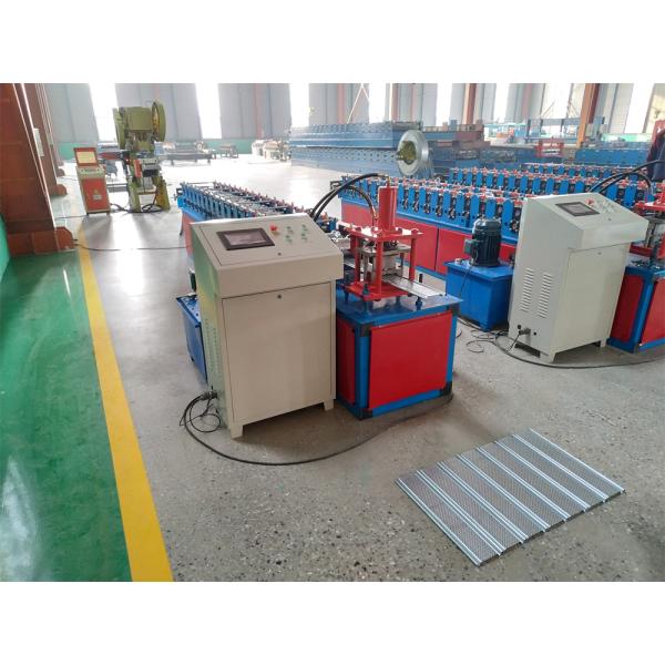 Hydraulic Cutting Ppgi Shutter Door Roll Forming Machine With Punching