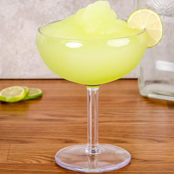 Food Grade Plastic Martini Glasses 14oz 400ml Margarita Plastic Coupe Glasses