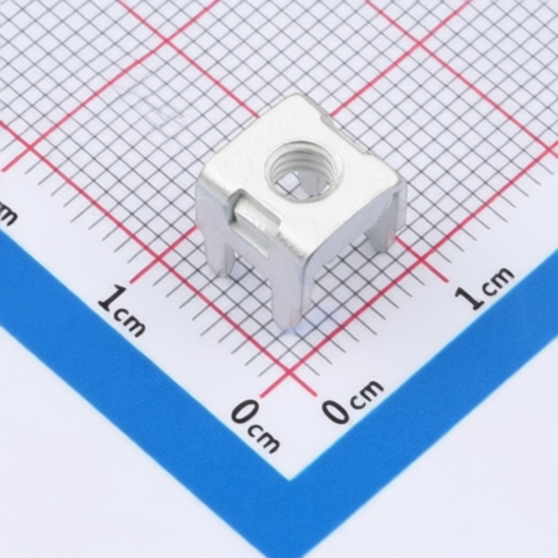 PCB welding terminal copper nickel base matte tin plating M4 wire screw hole