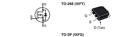Switching Power Mosfet Transistor IXFH60N50P3 Fast Intrinsic Rectifier