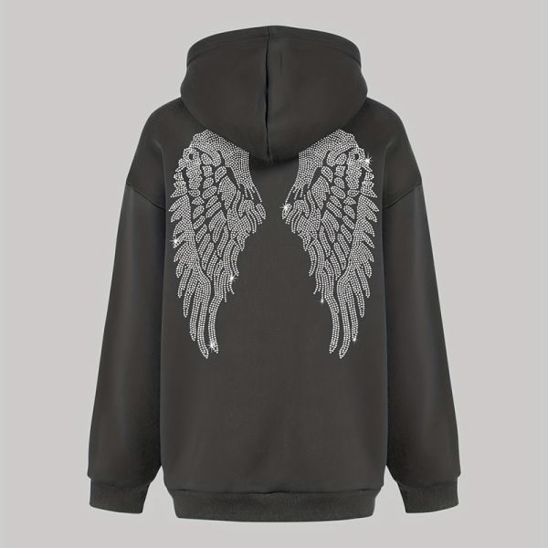 Thick 440g Polyester/Cotton Fleece Sweatshirt with Personalized Print Design for All Seasons