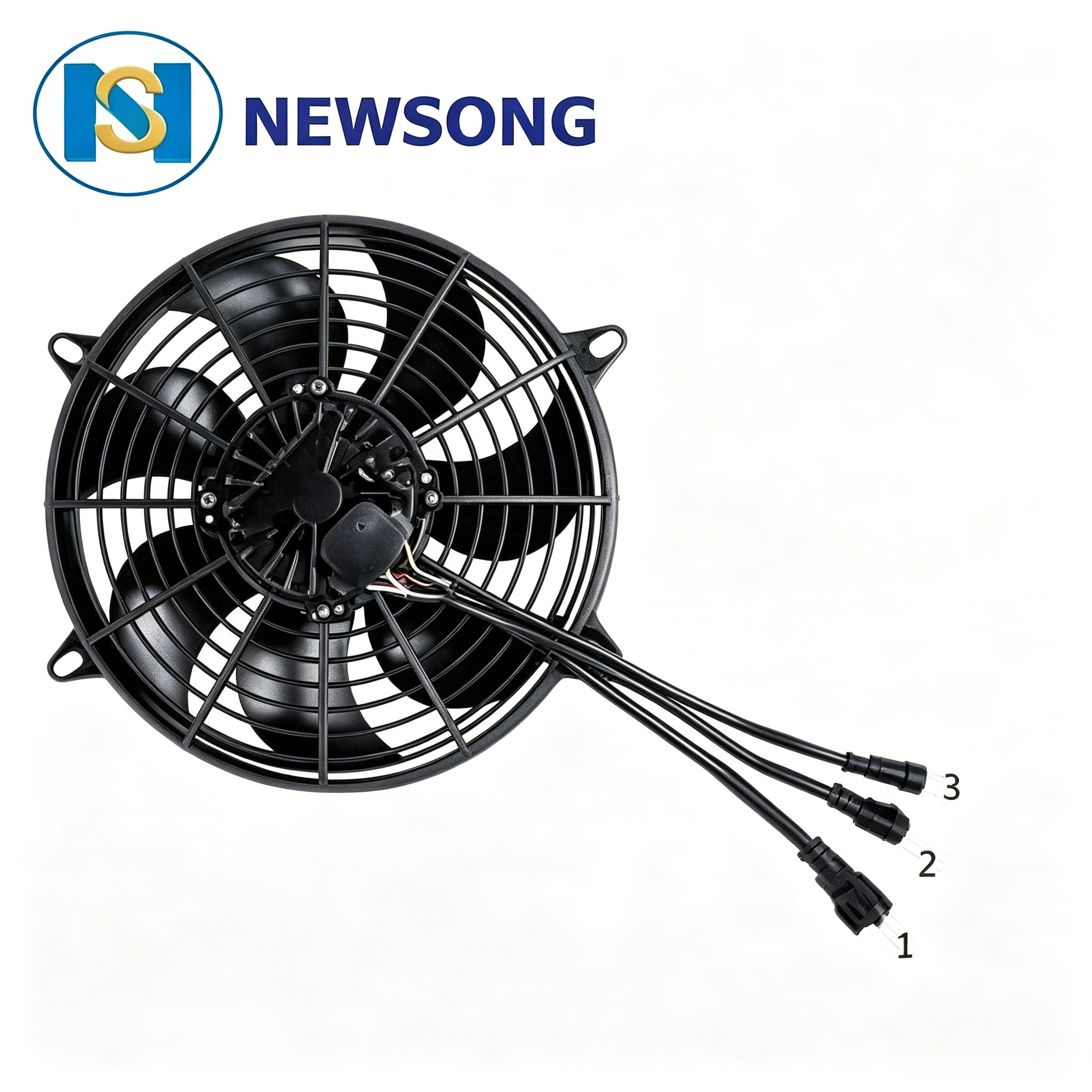 5A 120W 3050rpm Bus Automobile AC Condenser Fan High Airflow DC24V ISO14001