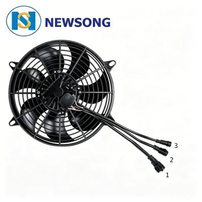 5A 120W 3050rpm Bus Automobile AC Condenser Fan High Airflow DC24V ISO14001