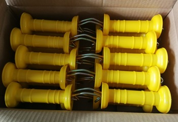 Удар Terrui - устойчивая пластиковая электрическая ферма черноты ворот загородки ограждая аксессуары