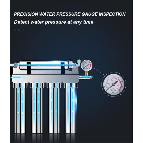 Durable Latest Household 5 Stages Stainless Steel Tankless Water Filtration System Purifier