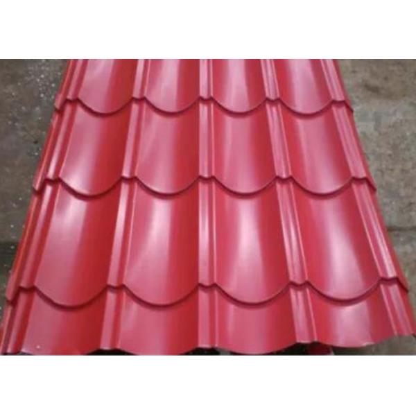 Steel Roof Glazed Tile Making Machine 0.4 - 0.8 Mm Thickness 380v 50hz