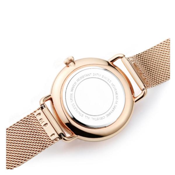 3.2cm Stainless Steel Quartz Wrist Watch Waterproof Corrosionfree