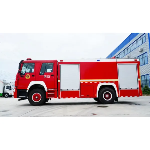 Sinotruk 10t 4X2 Foam Fire Truck Dry Powder Fire Truck Fire Truck Manufacturer Global Sales
