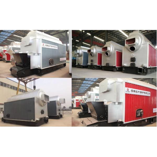 DZL Coal Fired Residential Boiler , 2000Kg Coal Jute Fired Boiler