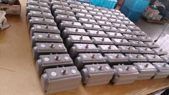 PTFE pneumatic rotary actuator  double action and single action