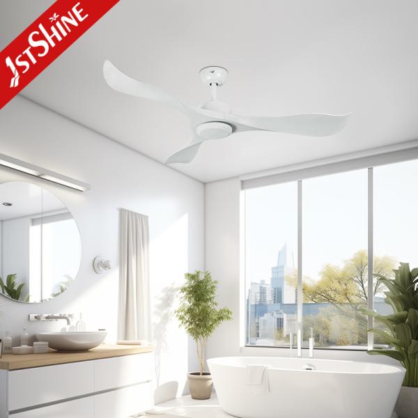 Fã de teto plástico preto do vento natural do RPM 52 para exterior interno
