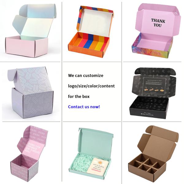 Логотипные коробки для экспресс-подарков и наклейки