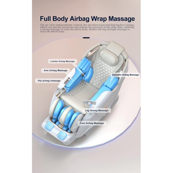 Smart Shiatsu Massage Chair Full Body Massager with Zero Gravity Air Pressure Heating