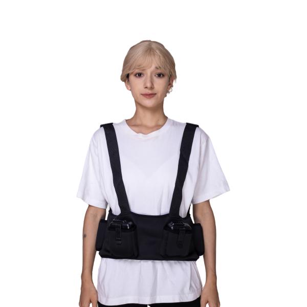 DOT Pattern Cloth Cooling Vest with Multifunctional Four Pockets and Cooling