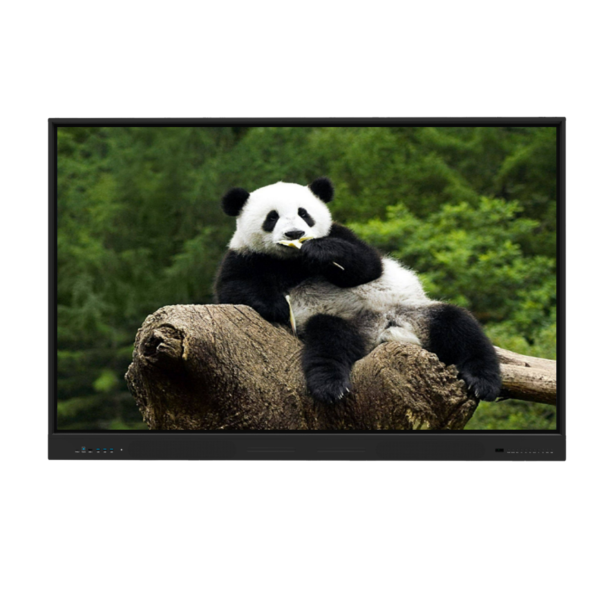 Interactive Flat Panel Multi-Touch Smart Board with 4K Resolution and Android/Windows Dual System for Education and Business