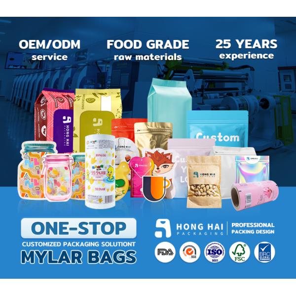 Free Samples Available Child-Proof Custom Printed Pouches for Candy and Chocolates Secure Candy Mylar Bags