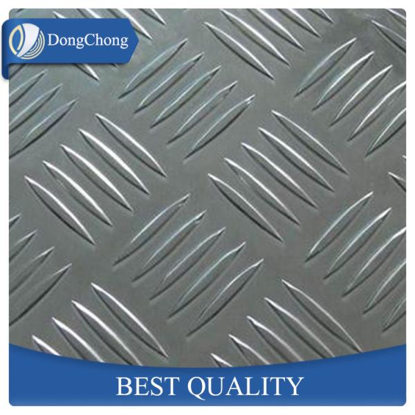 Polished 1060 1050 Embossed Aluminum Diamond Plate For Elevator Construction