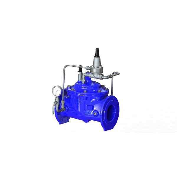 Ductile Iron Pressure Sustaining Valve with Flanged Connection for PN10-PN25 Pressure Range in 2-40 Inch Sizes