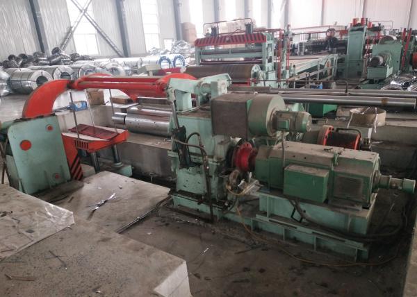 Automatic Hot / Cold Steel Coil Slitting Machine Pneumatic Brake 15T Capacity