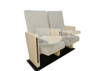 Le nouveau ressort de conception soulèvent des chaises de salle de conférences de contreplaqué avec la structure en aluminium polie