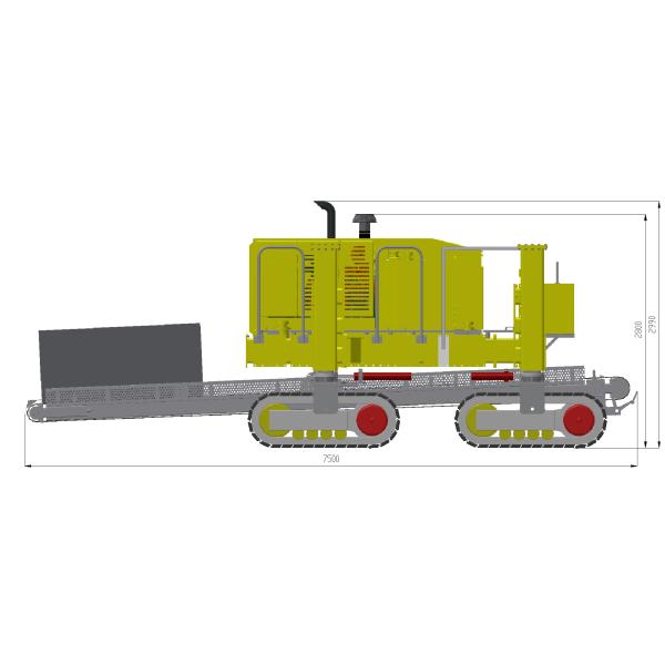 Высокое давление Common Rail Control Slipform Paver для национальной III эмиссии