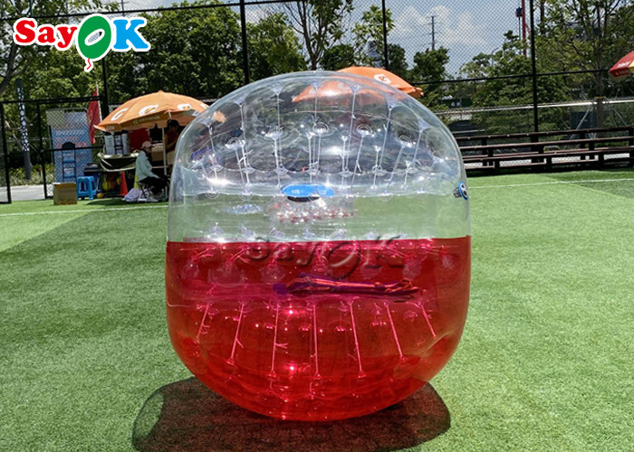 Шарики футбола пузыря Zorb раздувного тела PVC на открытом воздухе игры TPU центра событий прозрачные