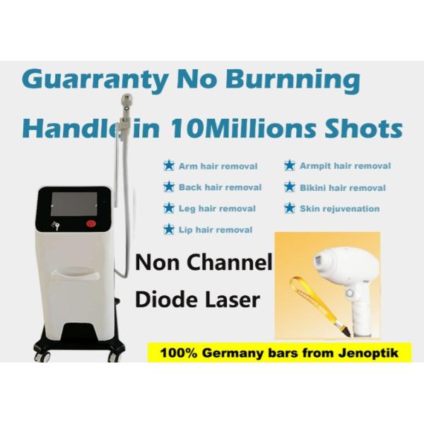 No Burnning Handle No Channel 808nm Diode Laser Hair Removal Machine