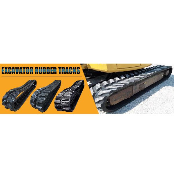Sturdy Excavator Rubber Track Y260X96X41 for Yanmar B19 Package Gross Weight 120.000kg