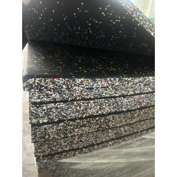 1m*1m 20mm Extra Heavy-Duty Black Rubber Floor Protection Mat for Gym and Fitness Centre