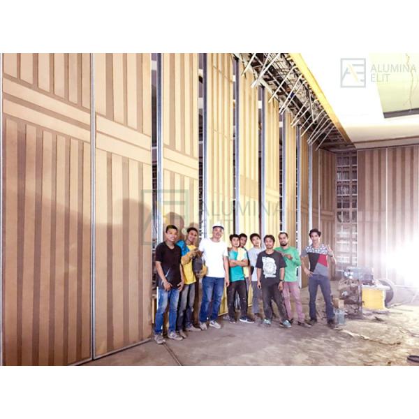 Customized Design Movable Partition Wall with 9mm MDF Magnesium Board and Galvanized Square Tube Keel for Hotels