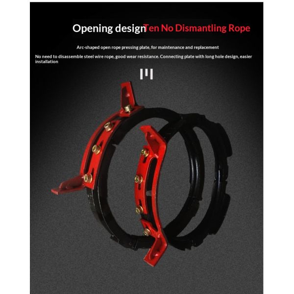 5T Capacity Rope Guide for Electric Hoist with 1 Year Warranty - Winch Rope Guide Device
