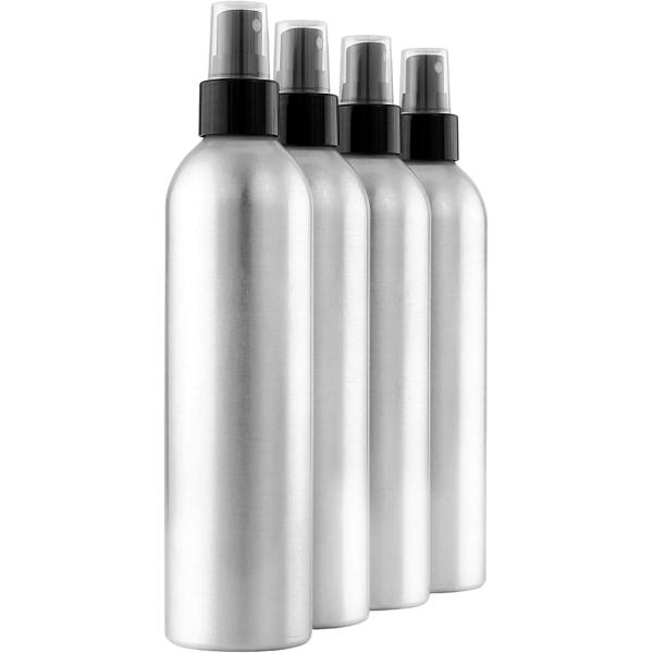 Refillable 24 410 8.5 Fl Oz Cosmetic Aluminum Bottles 300ml 24mm