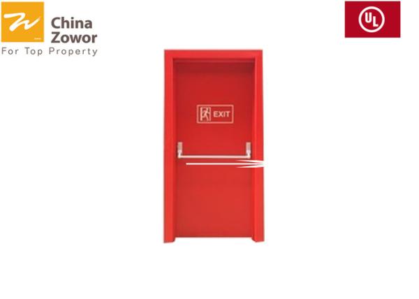 Powder Coating External Glazed Fireproof Steel Door