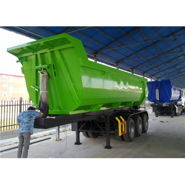 40 Ton Self Dumper Heavy Truck Trailer Rear U Shape Tipper Dump Tipping Truck Semi Trailer