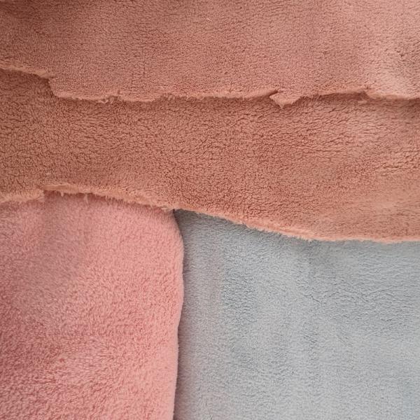 300GSM 80 Polyester 20 Polyamide Microfiber Coral Fleece For Hair Turban