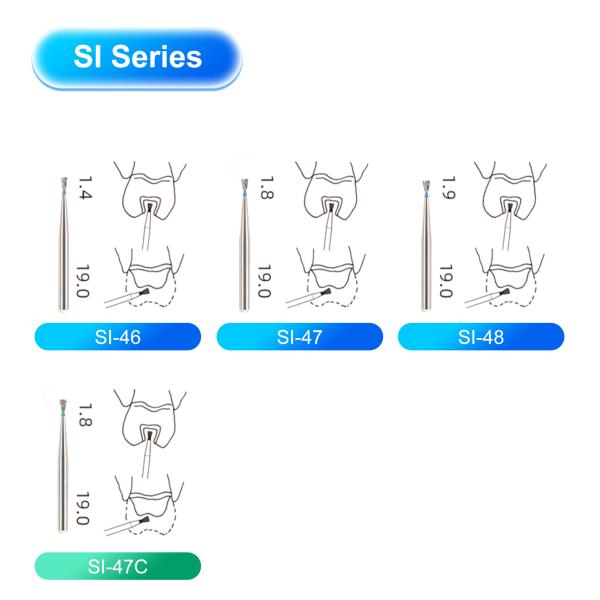 Diamond CA RA Dental Bur HP Latch Dental Handpiece Burs
