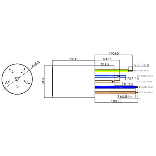 YB27T5 Wire Output EMI Filter Черный Черный Пластиковый корпус Силовой фильтр для холодильника
