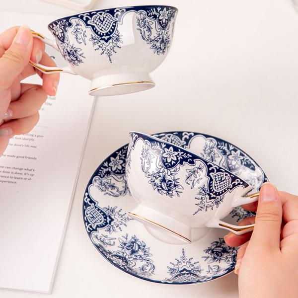 Высококачественный поставщик керамических кружек современное украшение винтажный укладка пользовательский логотип кофейная кружка керамическая кружка