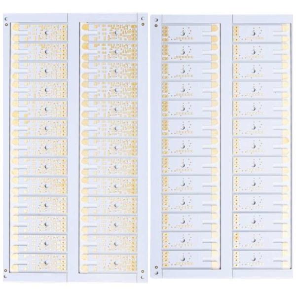 Белое управление импеданса 4mil золота 0.8mm погружения PCB маски припоя ультра тонкое
