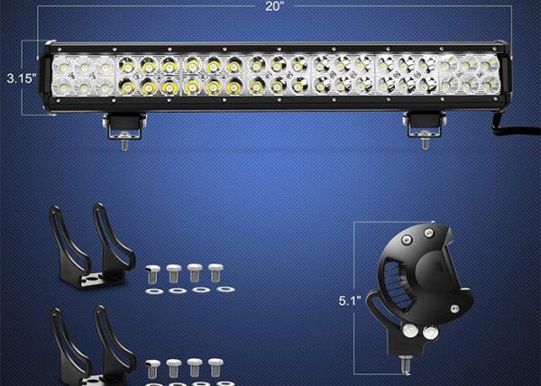 Jeep LED Driving Light Bar , Off Road Driving Lights Three Models