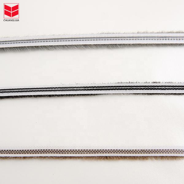 Auminium door and windows Silicone Base No Shedding Aluminum Sliding Door Window Weather Strip Brush Seal for 50000 Meters