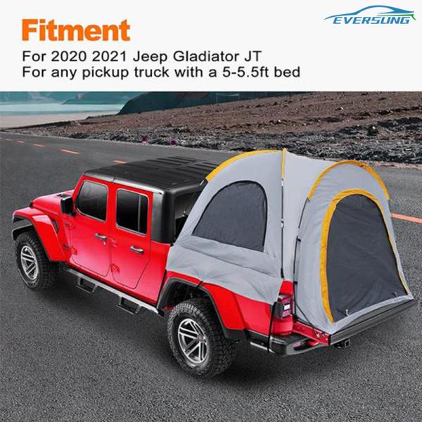 Waterproof Top Pickup Bed Camping Tent Car Spares Parts For 2020- Jeep Gladiator JT
