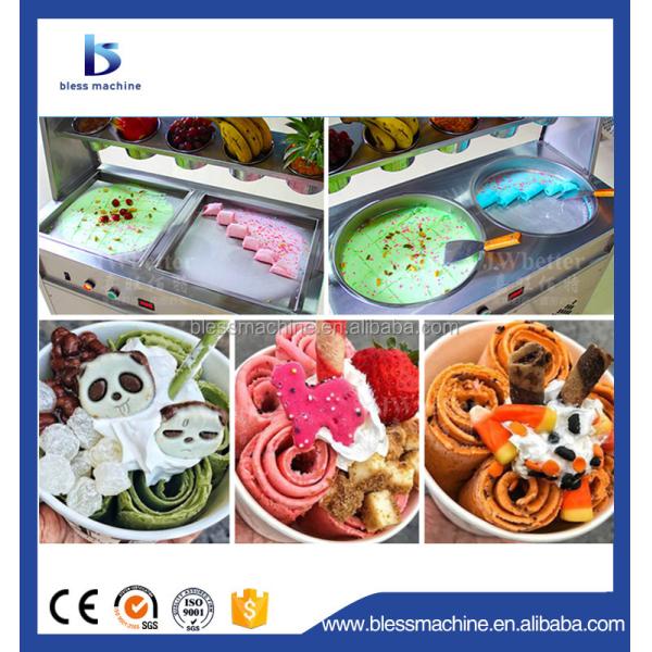 Automatic Defrost Button for 23 Years Cold Stone Marble Slab Top Fry Ice Cream Machine